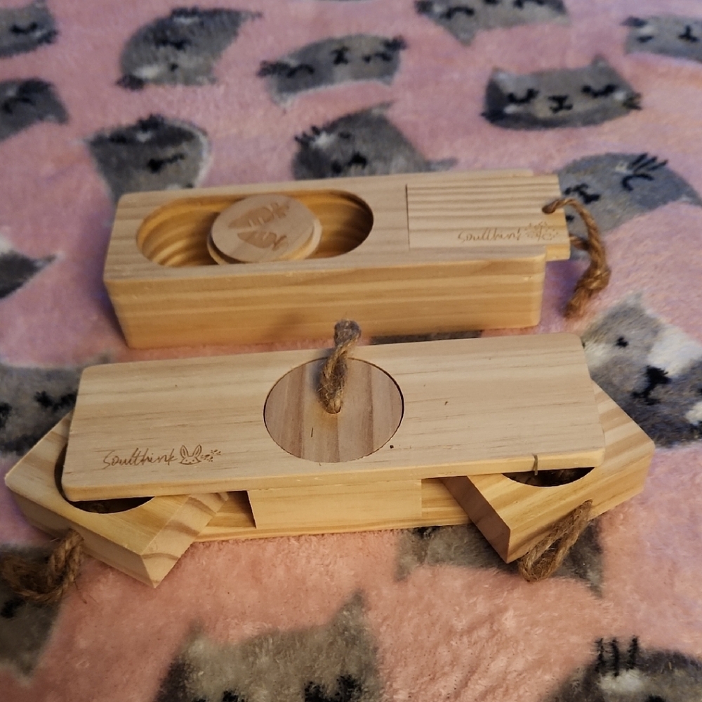 SoulThink Natural Wood Small Pet Toys